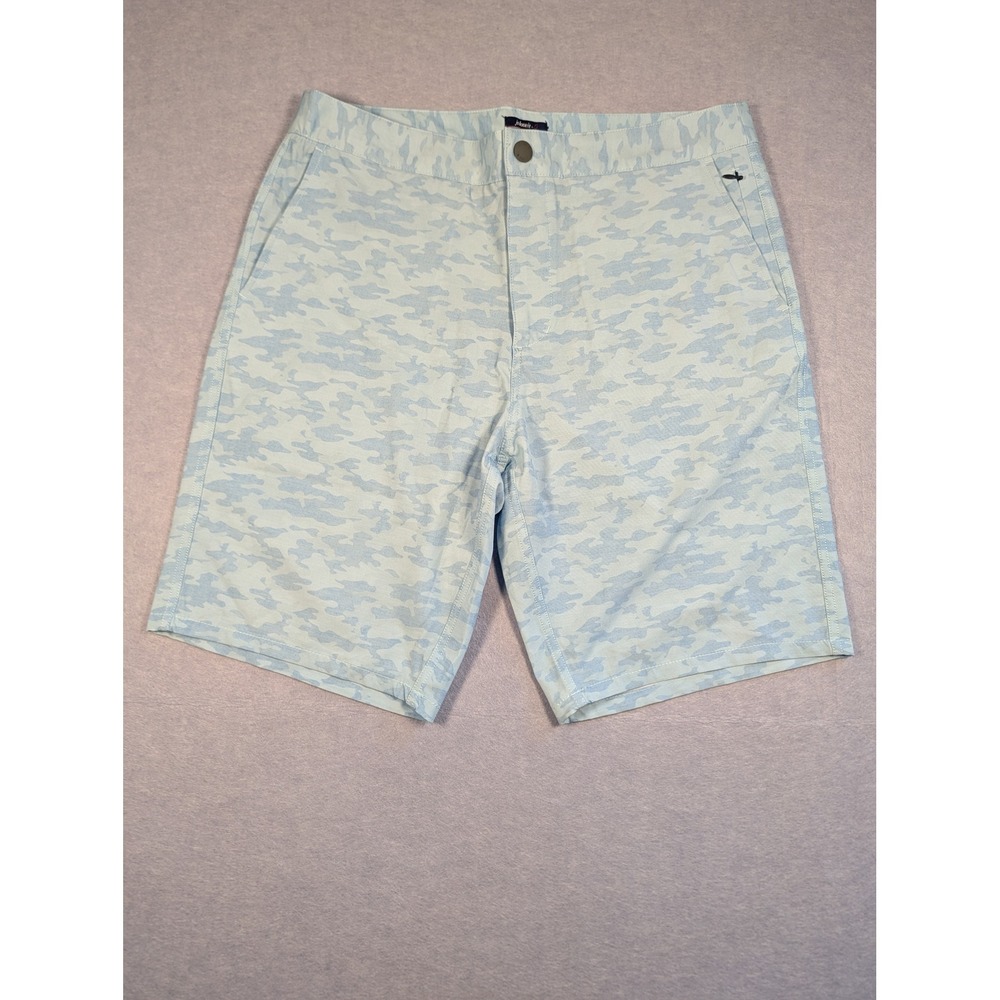 Johnnie-O Shorts Mens 32 Blue Camo No Man Left Behind Performance NWT Orig $88